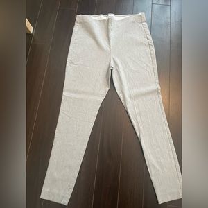 LIGHT GREY, NWOT: Calvin Klein Stretch Pull on Pants